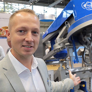 Diosna Wendelkneter plus fahrerloses Transportsystem